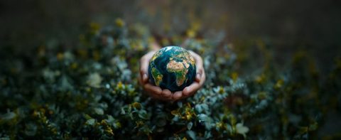 Image de la terre pour les achats responsable CCPA